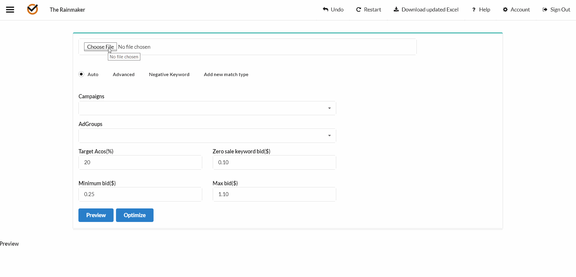 rainmaker Amazon ppc optimization