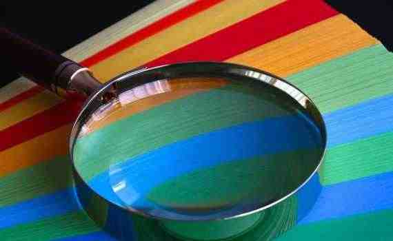 Brown Handle Magnifying Glass